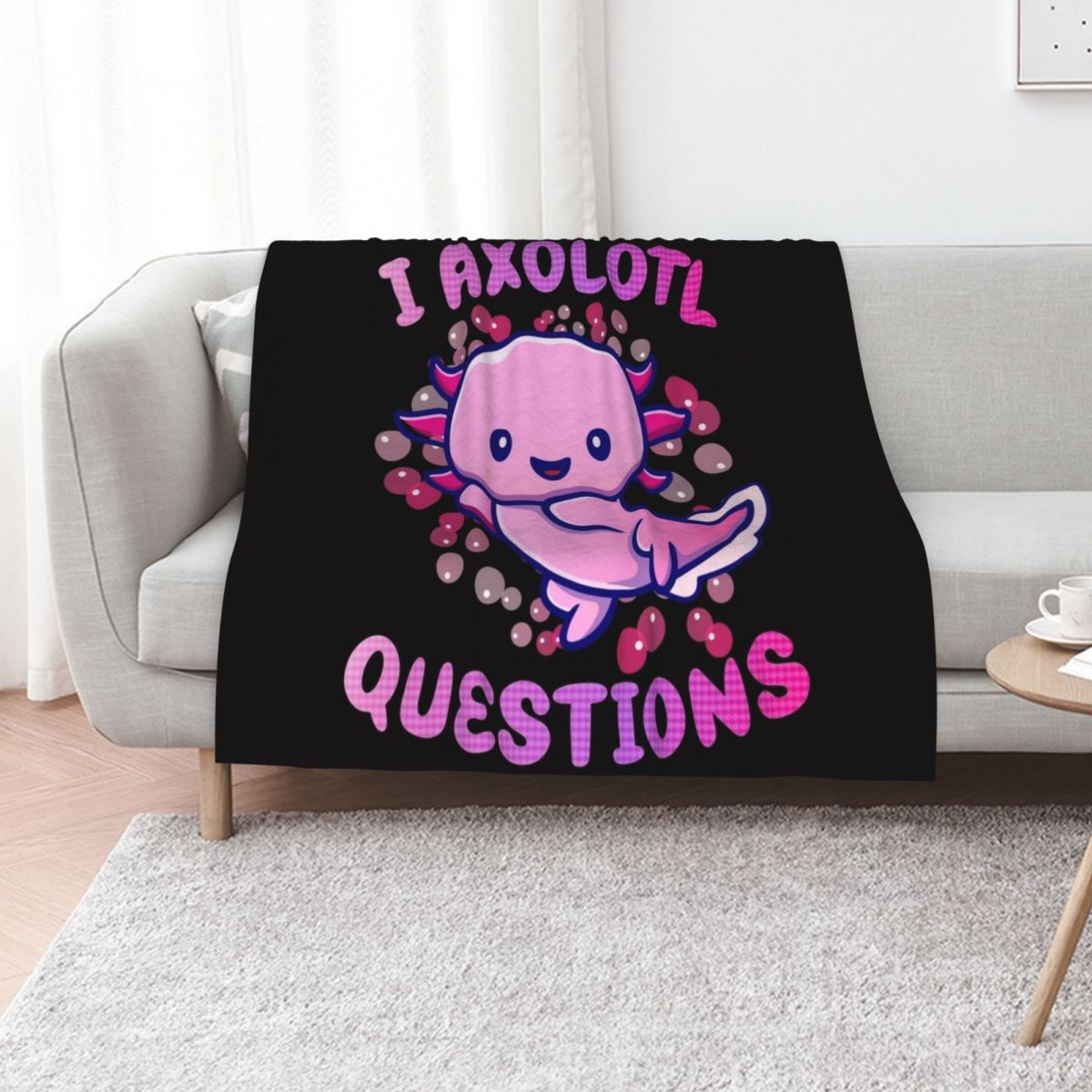 3D Printing Questions - i axolotl questions Throw Blanket Multi-Purpose