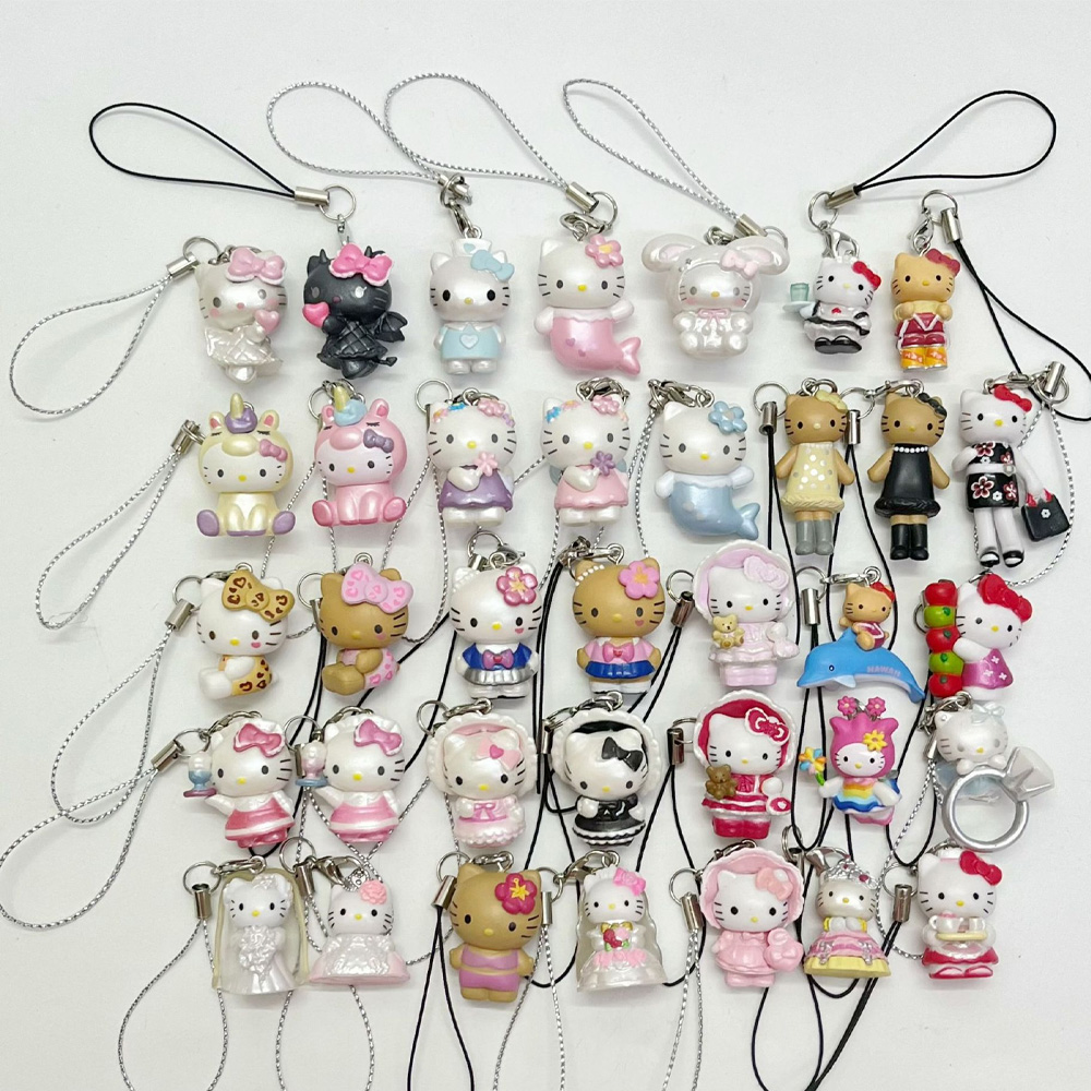 3D Printing Model Free - Cute 3D Hello Kitty Phone Charm