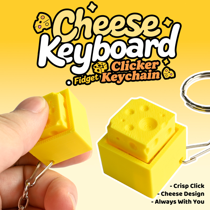 3D Printed Cheesy Key Fidget C - 3D Printing Model Free 评论和价格