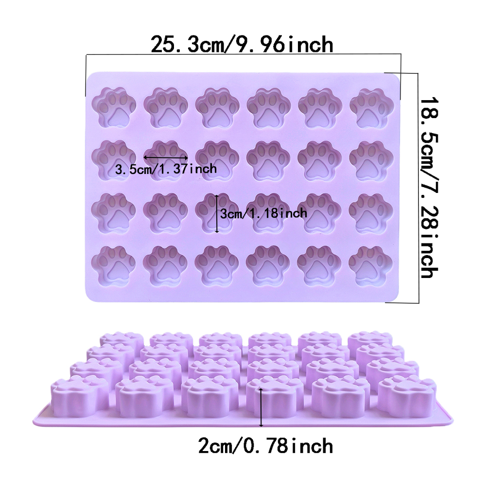 1pc 24 hole cat paw shaped cho - 3D Printing Model Free 评论和价格