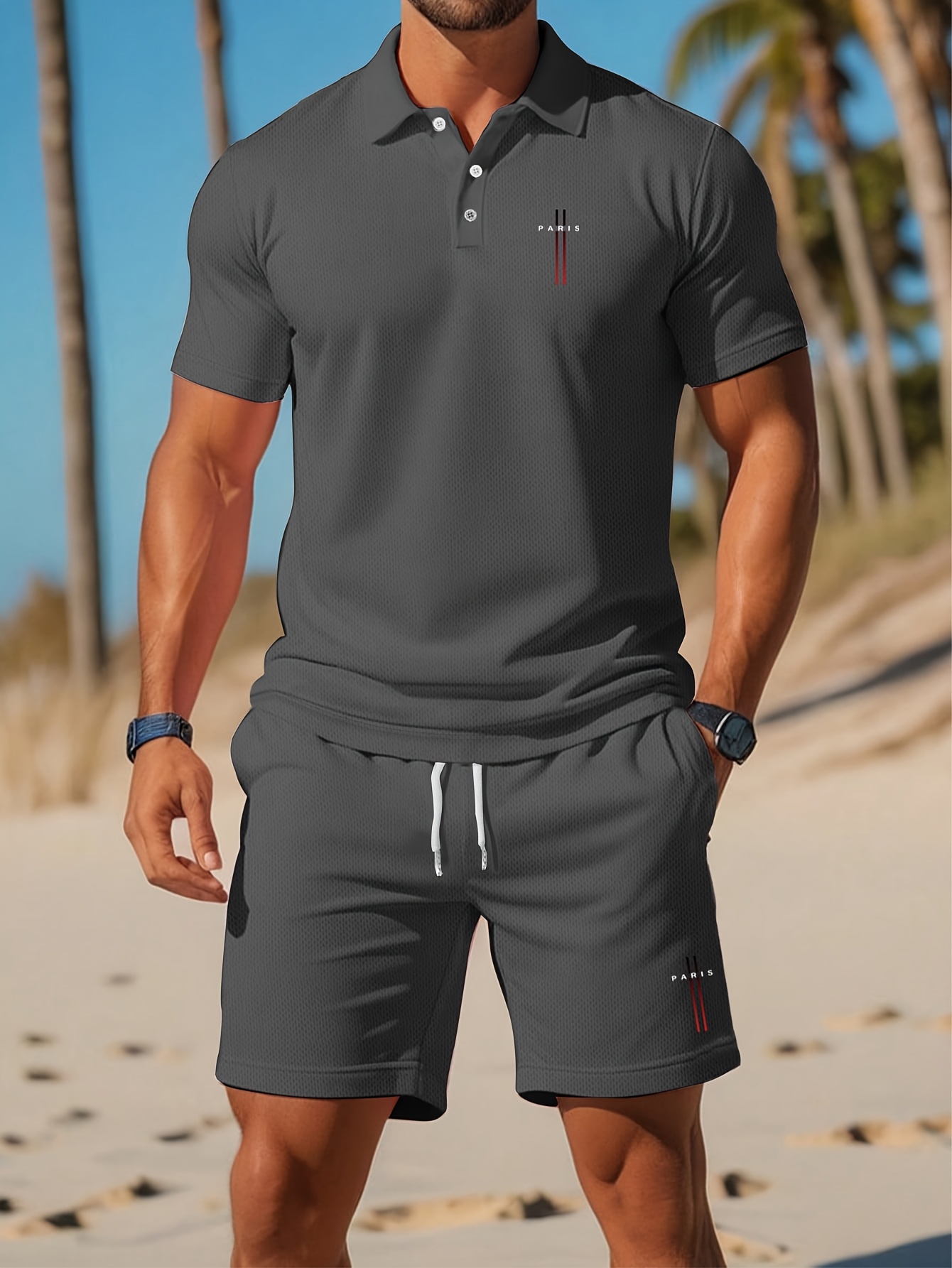 2026 Summer Men's Polo Shirt S - 3D Printing Designing 评论和价格