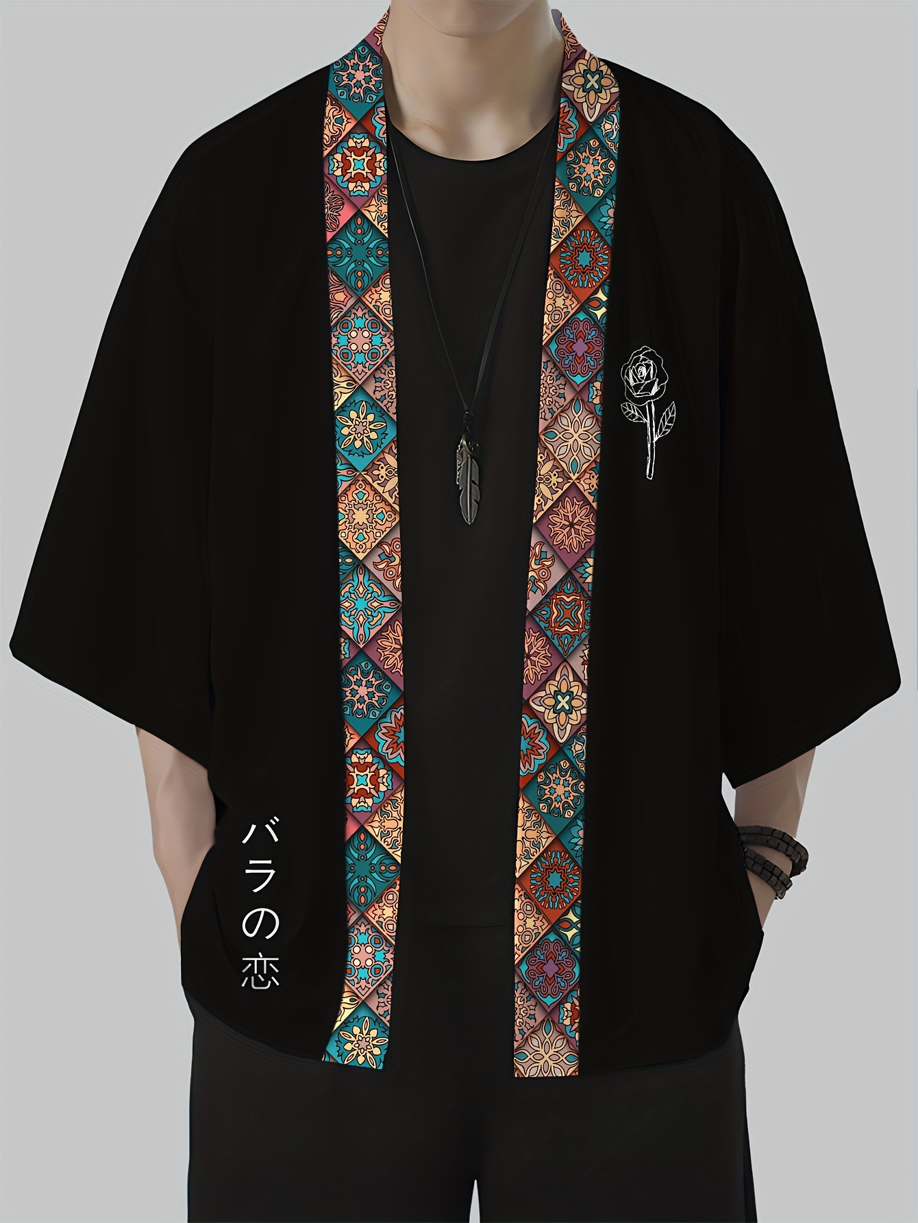 2026 Summer Men's Kimono 3D Pr - 3D Printing Designing 评论和价格