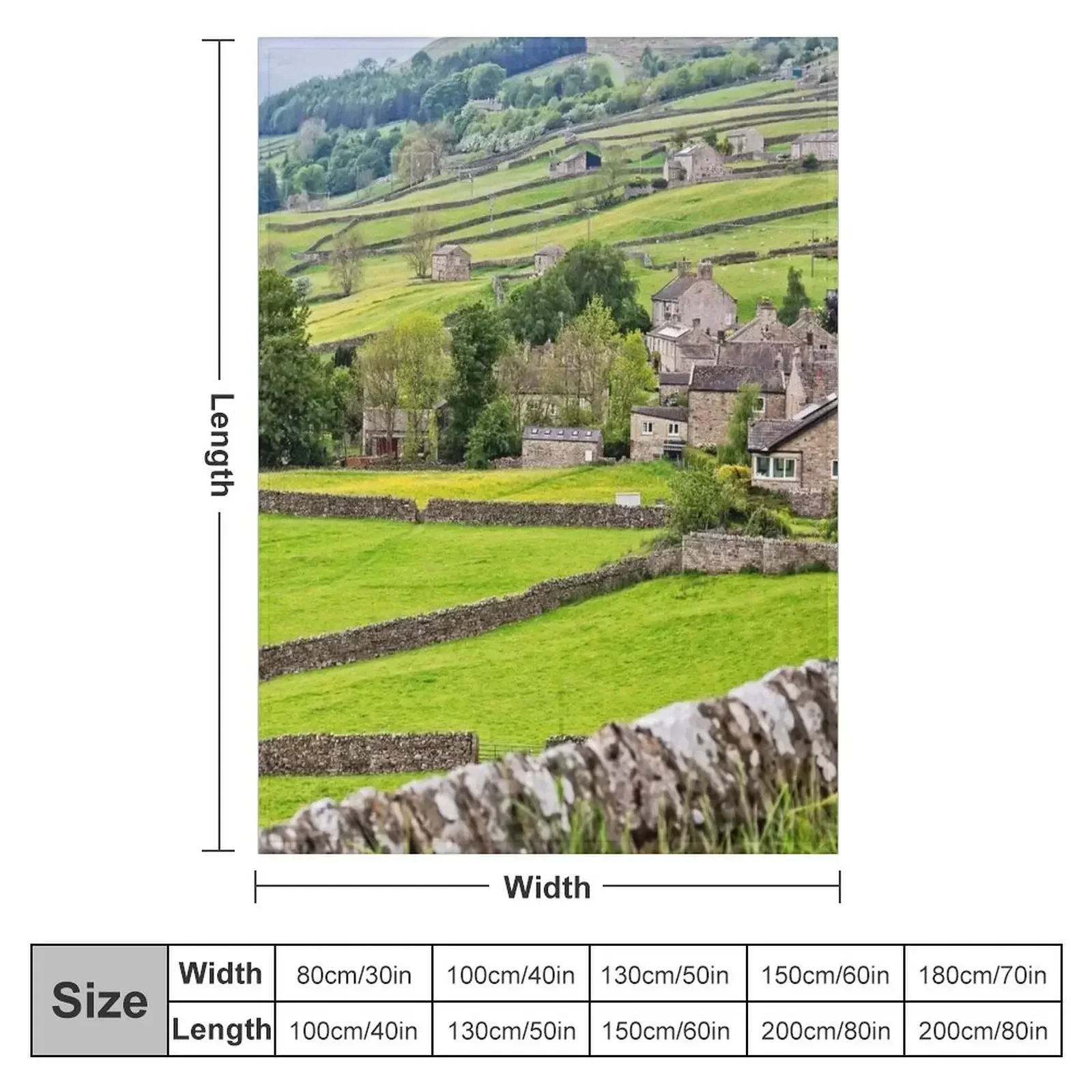 Gunnerside Yorkshire Throw Bla - 3D Printing Yorkshire 评论和价格