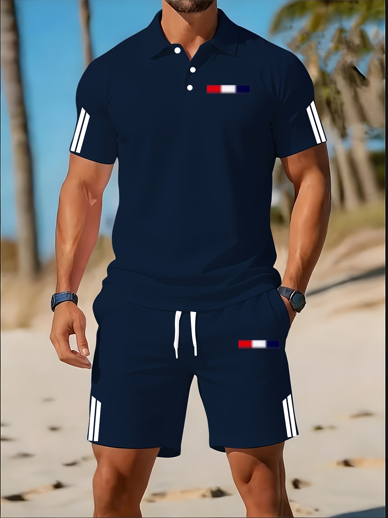 2026 Summer Men's Polo Shirt S - 3D Printing Designing 评论和价格