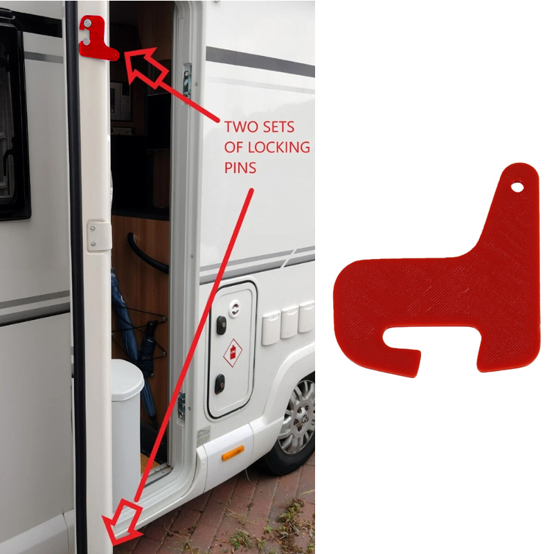 1pc Caravan Security Door Lock - 3D Printing Model Free 评论和价格