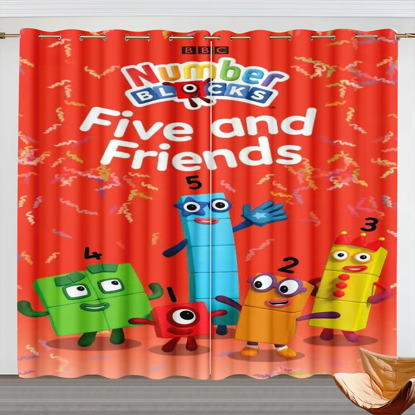Numberblocks Cartoon Curtains, - 3D Printing House 评论和价格