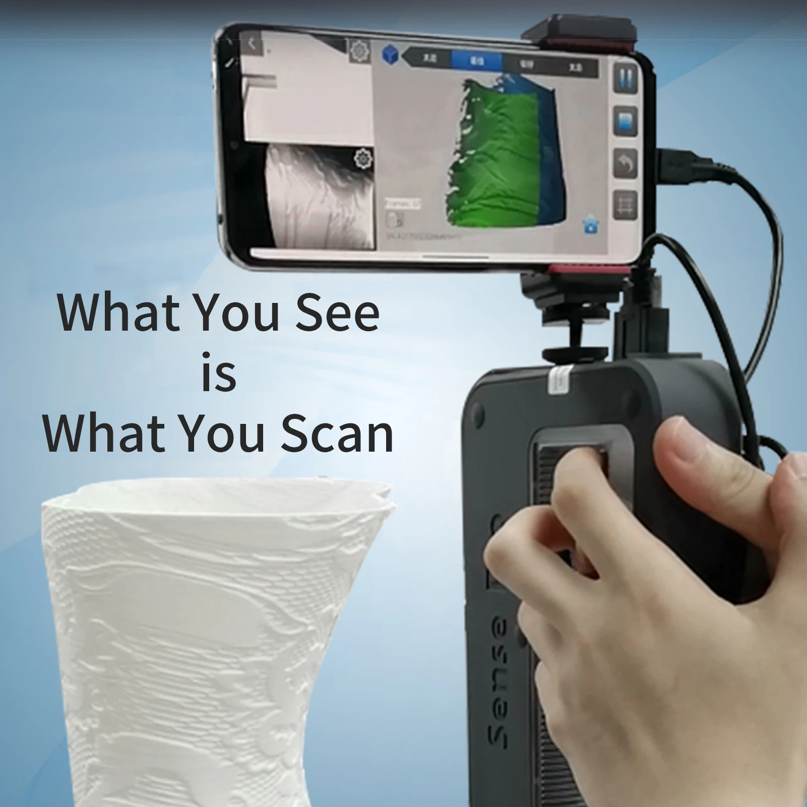 Portable Handheld 3D Scanner H - 3D Printing Output 评论和价格