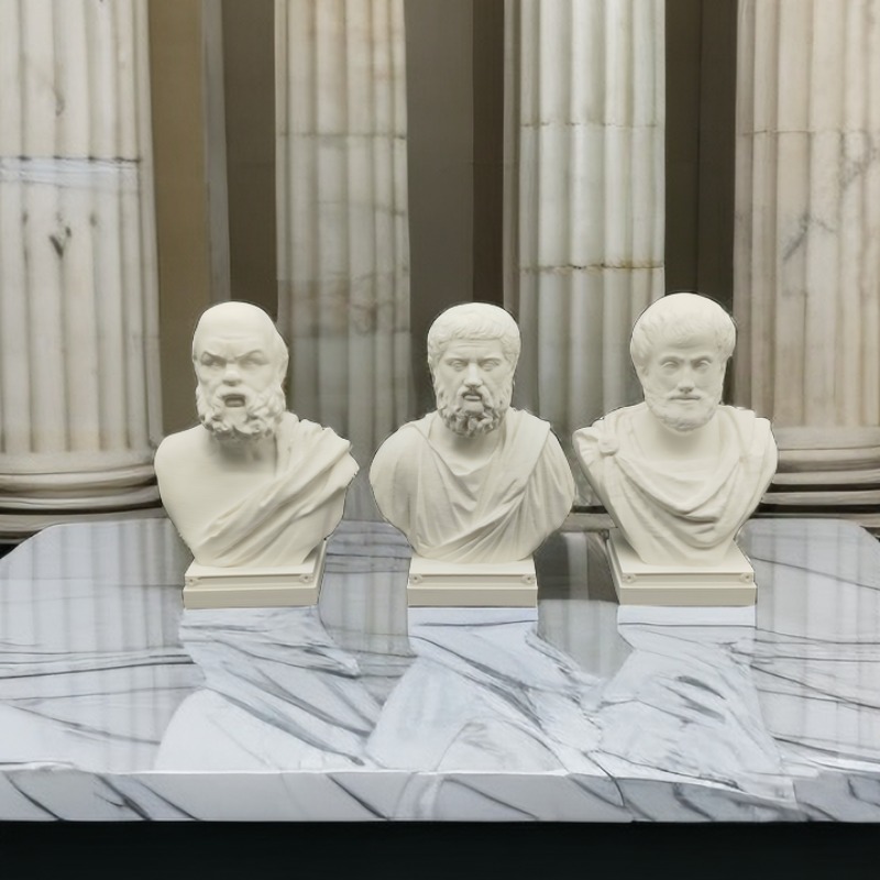 10/15/25cm Socrates Plato Aris - 3D Printing Article 评论和价格