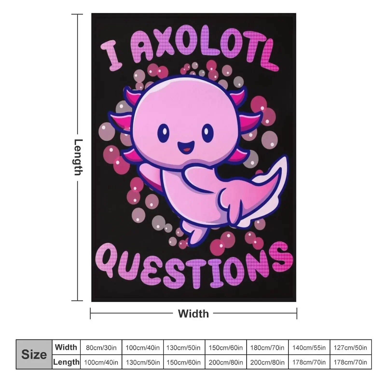i axolotl questions Throw Blan - 3D Printing Questions 评论和价格