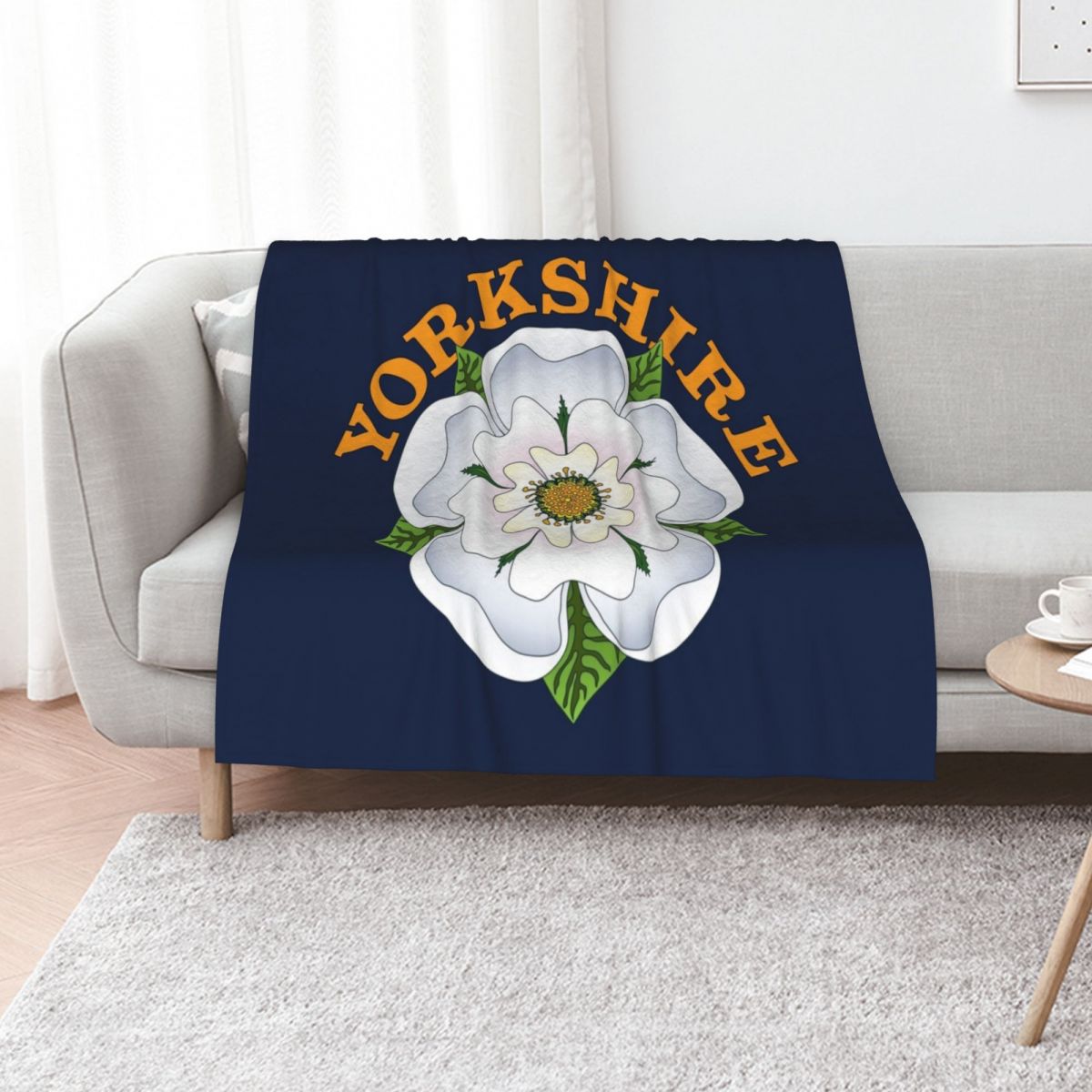 White Rose of Yorkshire Throw  - 3D Printing Yorkshire 评论和价格
