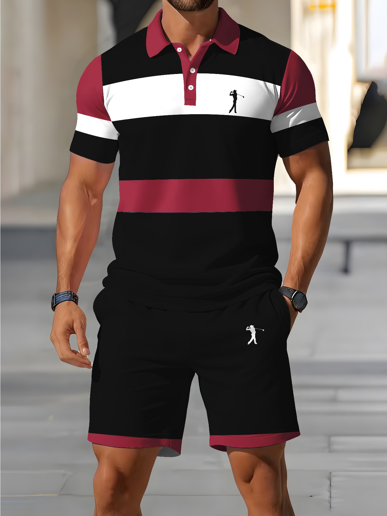 2026 Summer Men's Polo Shirt S - 3D Printing Designing 评论和价格