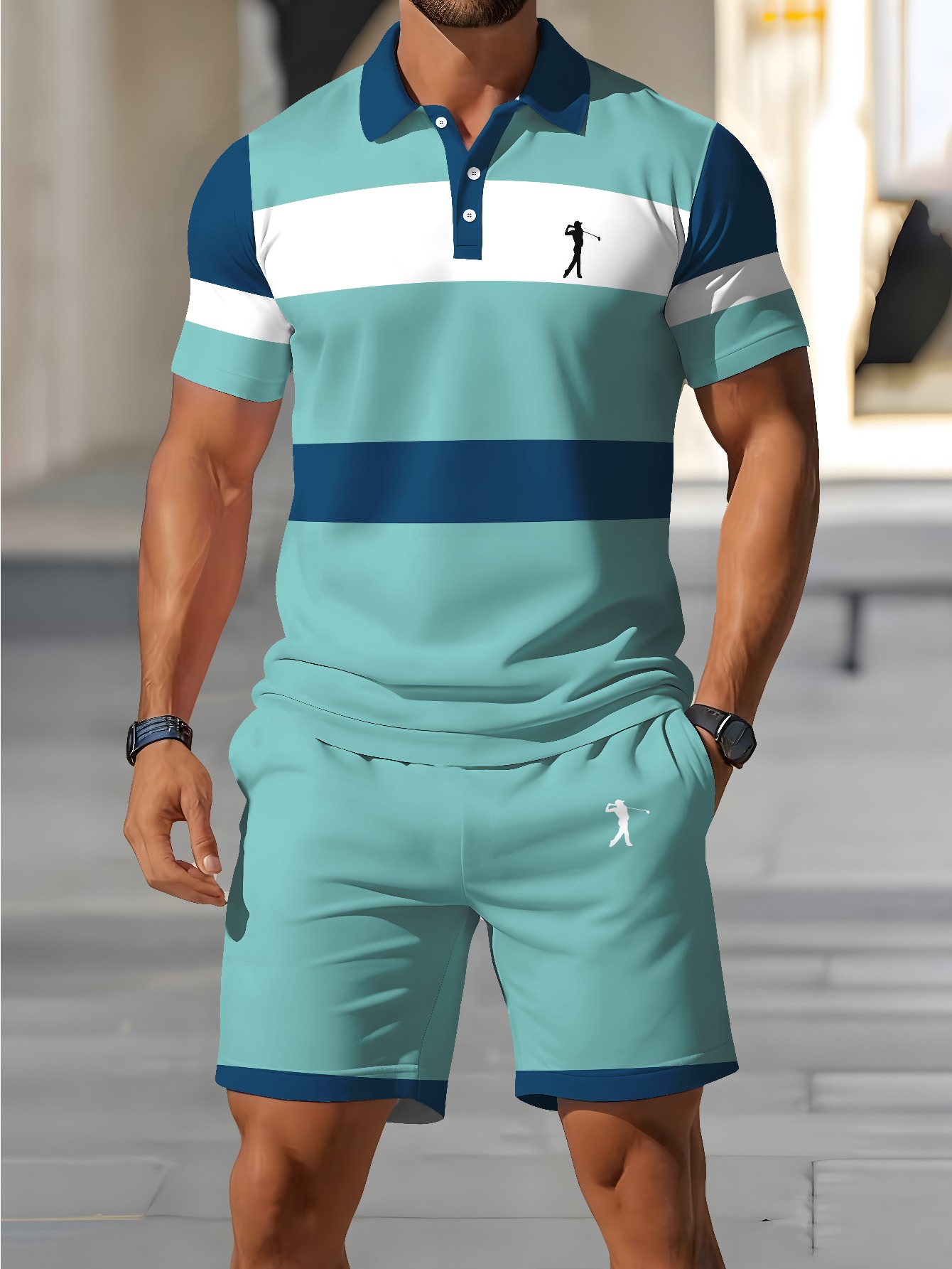 2026 Summer Men's Polo Shirt S - 3D Printing Designing 评论和价格