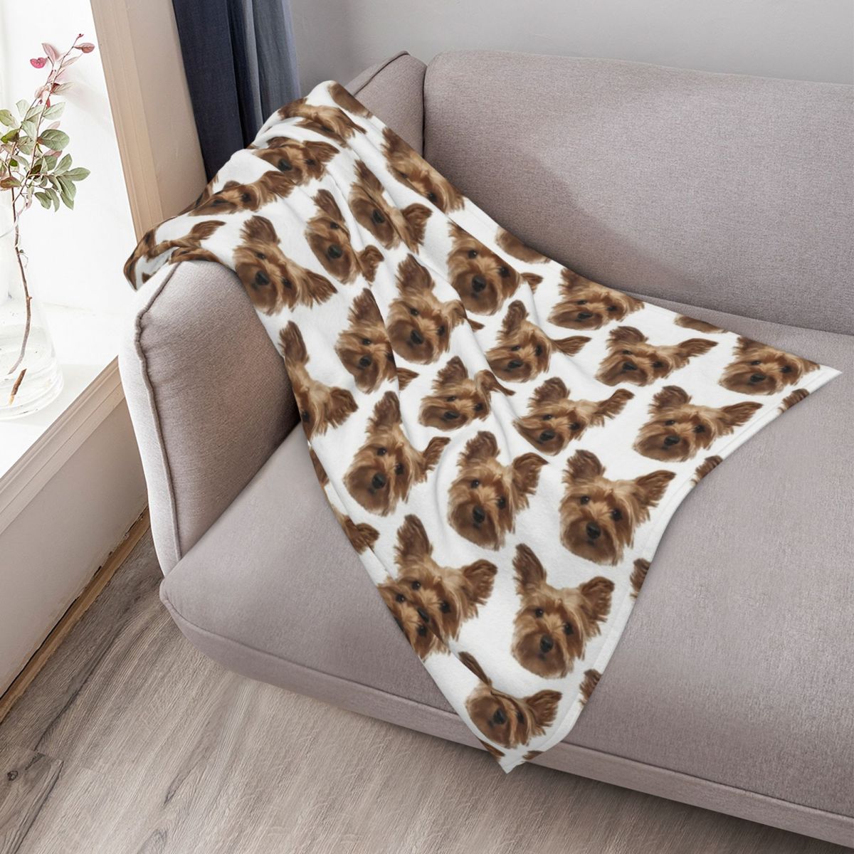 Yorkshire Terrier Throw Blanke - 3D Printing Yorkshire 评论和价格