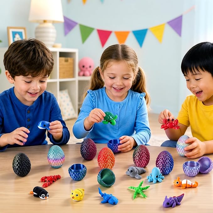24pcs 3D Printed Surprise Egg  - 3D Printing Model Free 评论和价格